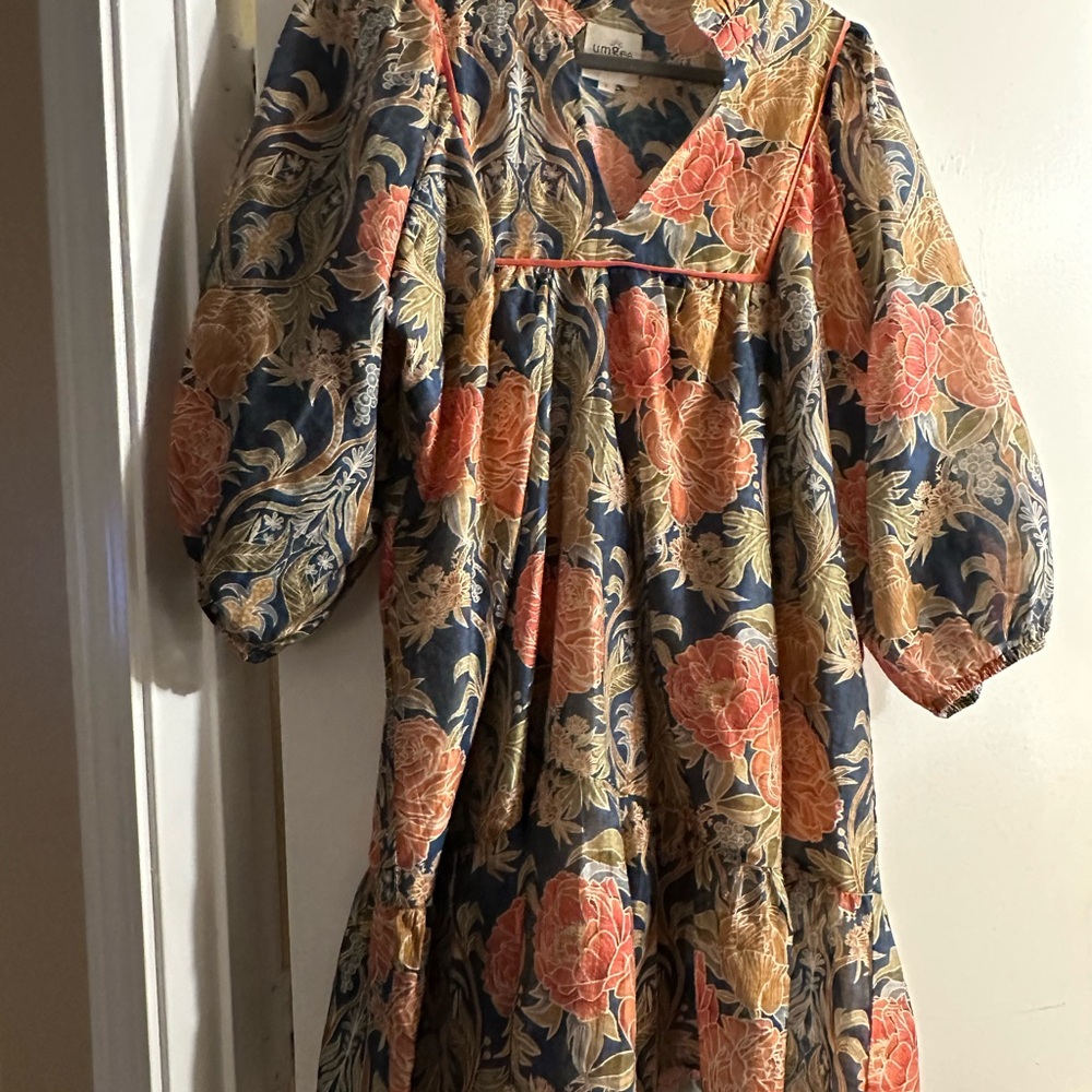 Umgee women’s dress in Blue and Orange